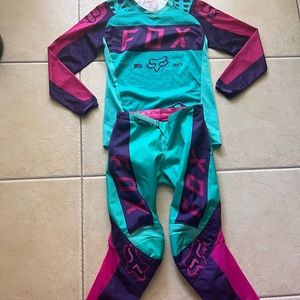 Fox Racing 180 youth motocross set